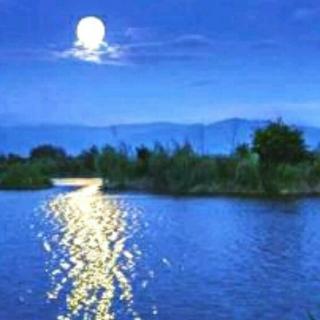 《清末明光十六景》第八景《平湖泛月》