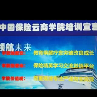 〖中国保险云商学院〗张珊【保险大咖分享第二部分】