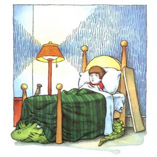 【第1477天】绘本故事《我床下有条鳄鱼》