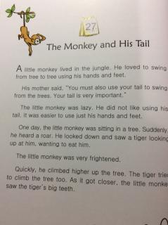 7-27 🐒The Monkey and His Tail