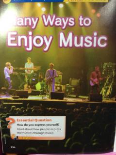 G2 Literature U3W5 - 🎸Many ways to enjoy music