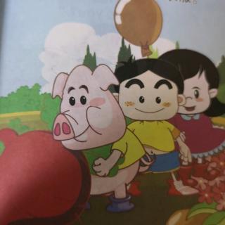 【洪恩故事】洪恩三只小猪进阶英语16第二只小猪拔萝卜