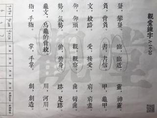 觀堂練字 仓颉造字 李明堃 21遍