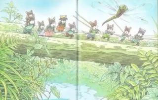 182绘本故事《十四只老鼠的蜻蜓池塘》