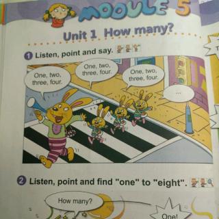 英语背诵《Unit1 How many?》