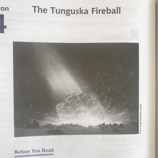 4-4the Tunhuska fireball