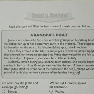 Grandpa's Boat