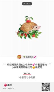 用心说 | 小蘑菇与小刺猬