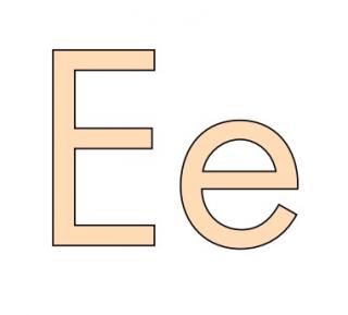 Ee-Words begin with letter E