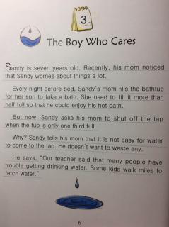 9-3 💧 The Boy Who Cares