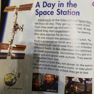 A DAy in the space station