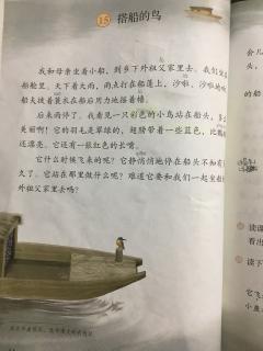 部编本三年级语文十五课《搭船的鸟》