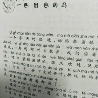 《一匹出色的马》