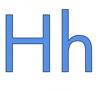 Hh-Words begin with letter H