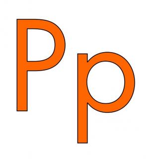 Pp- words begin with letter P
