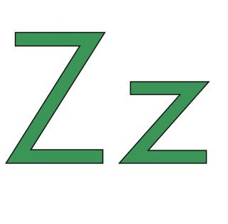 Zz-Words begin with letter Z