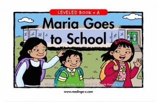 K10 Maria Goes to school