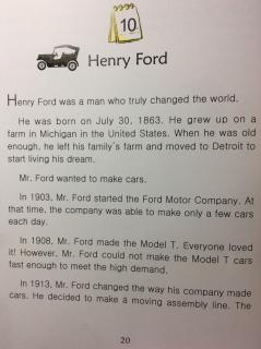 9-10 🚙Henry Ford