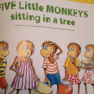 五只小猴排排坐