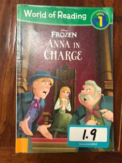 Book talk Anna in charge by Rainbow