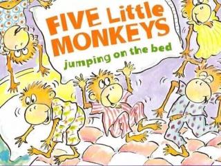 绘本|Five little monkies jumping on the bed