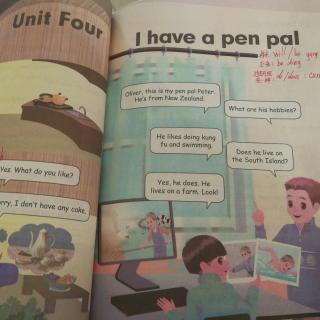 Unit   Four    I  have   a   pen pai