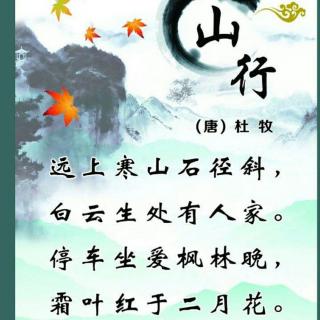 古诗―山行