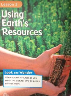 G2 Science C6L3 - Using Earth's Resources