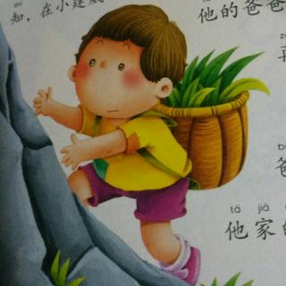 不畏艰险救病父——采草药的男孩