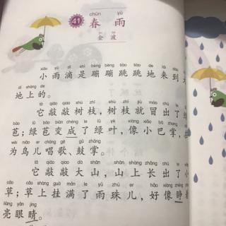 语文主题阅读二【41】春雨