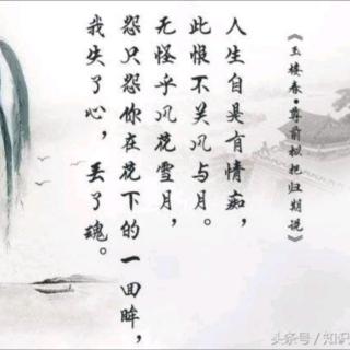 《玉楼春·尊前拟把归期说》 欧阳修（北宋）