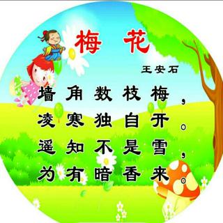 康爸亲子伴读｜古诗《梅花》