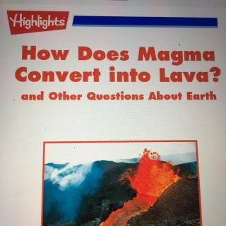 322 How does Magma convert into Lava