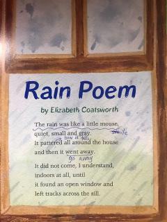 G2 Literature U4W5 - Poetry - April Rain Song