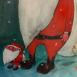 亲子共读丨大个子圣诞老人和小个子圣诞老人