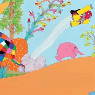 Aaron妈咪讲故事啦~“花格子大象艾玛”系列：艾玛、小玫和超人小飞