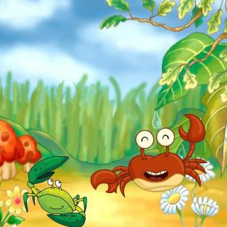 孤独的小螃蟹动画片图片