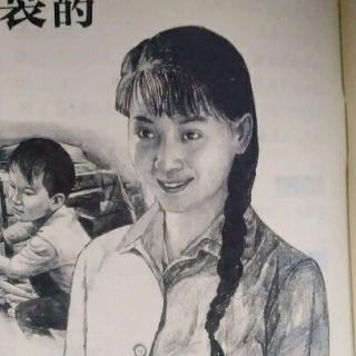 穿蓝布衣裳的女人