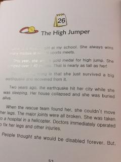 10-26 The High Jumper