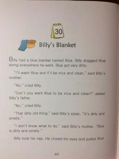 10-30 Billy's Blanket