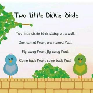 【1】two little dicky birds