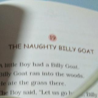 20190102     19.THE NAUGHTY BILLY GOAT