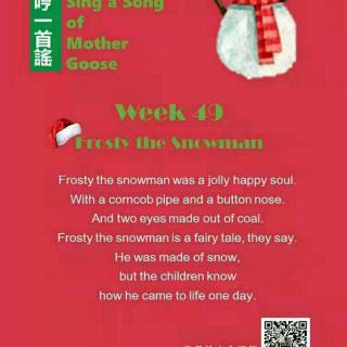 【week 49】Frosty the sonwman