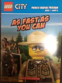 Lego City自拼阅读Book1 ShortA-As Fast As You Can
