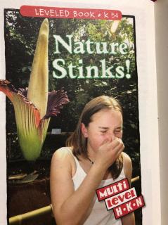 Nature stinks