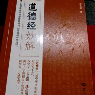 《道德经妙解》精讲28章《了悟实相 返璞归真》