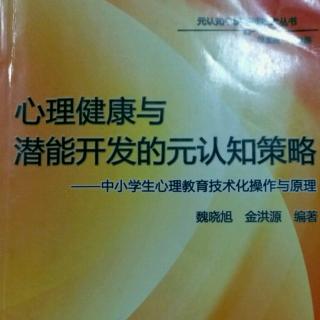 33父母教师的元认知策略