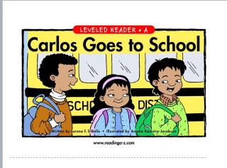 Carlos goes to school!2/6/2019