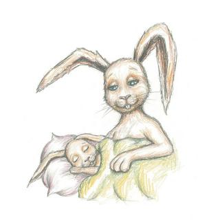 【日语】小兔子睡不着 おやすみロジャー