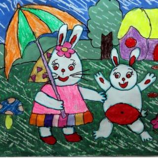 【故事257】供销幼儿园晚安故事《小白兔，快下雨了》